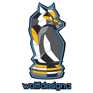Wolff Designa Logo - the makers of the Guards of Atlantis board game through Kickstarter